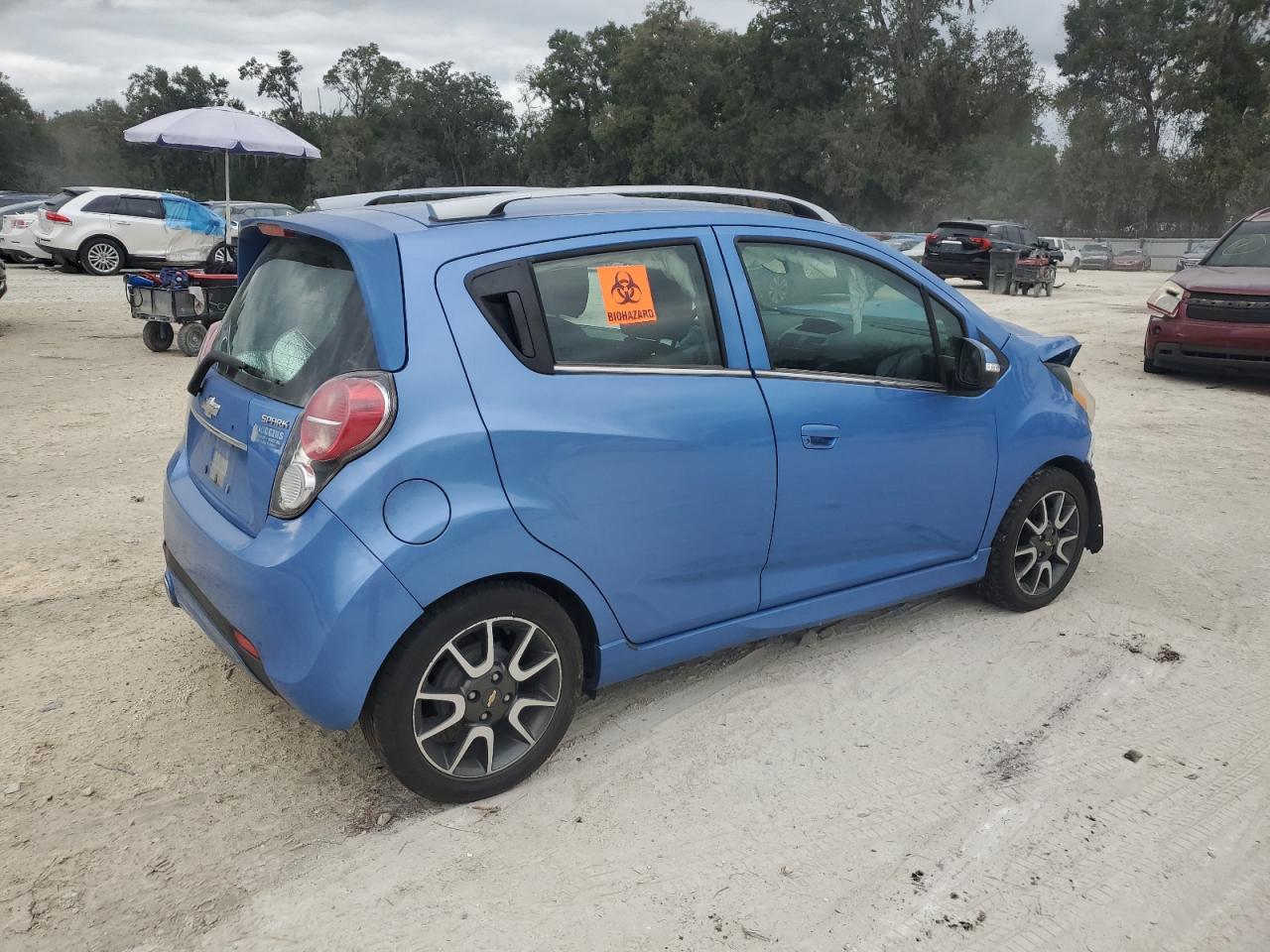 2014 Chevrolet Spark VIN KL8CF6S98EC482838 Copart auction photo, front end damage thumbnail 3