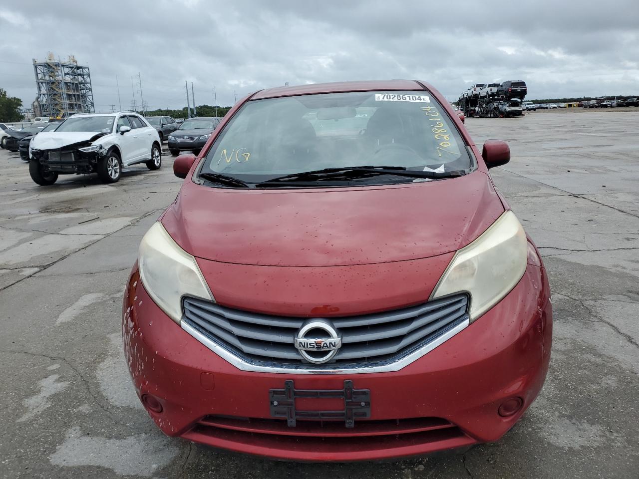 2014 Nissan Versa VIN 3N1CE2CP6EL415839 Copart auction photo, rear end damage thumbnail 5