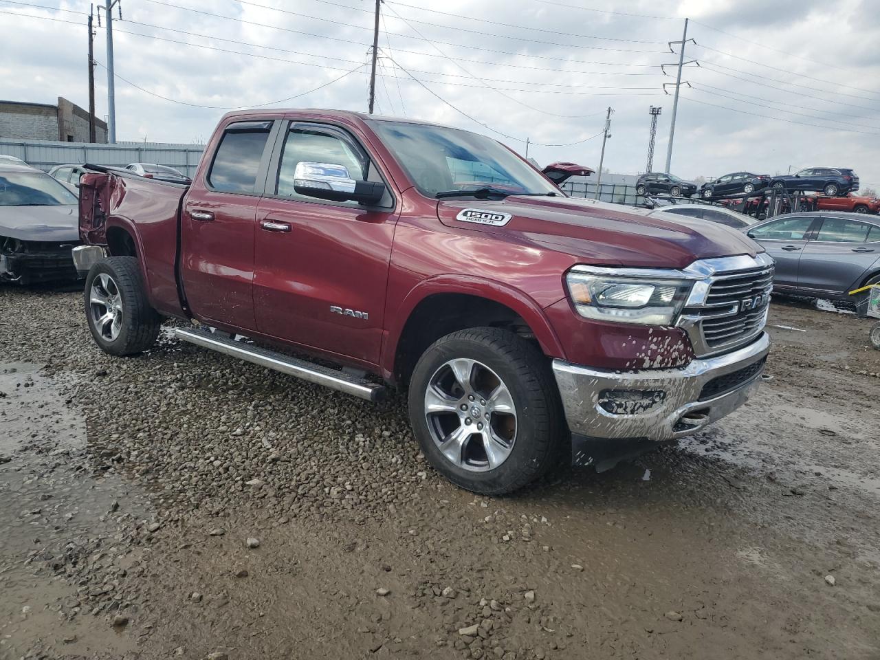 2019 RAM 1500 VIN 1C6SRFDT5KN830864 Copart auction photo, side / rear end damage thumbnail 4