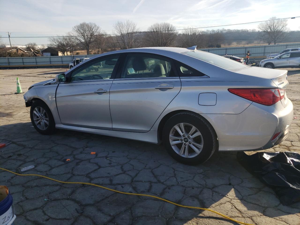 2014 Hyundai Sonata VIN 5NPEB4AC8EH874364 Copart auction photo, front end damage thumbnail 2