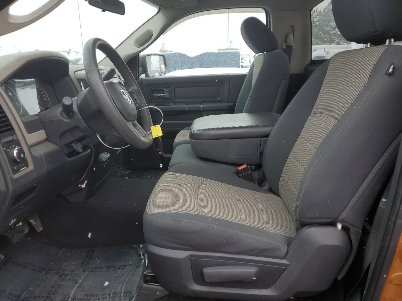 2012 Dodge RAM VIN 3C6JD7ATXCG267213 Copart auction photo, front end damage thumbnail 7