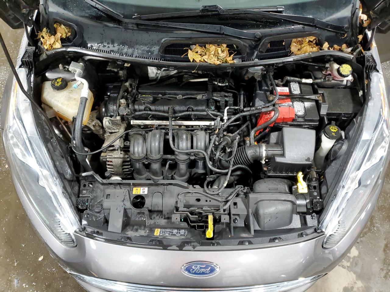 2014 Ford Fiesta VIN 3FADP4EJ2EM136548 Copart auction photo, rear end damage thumbnail 12