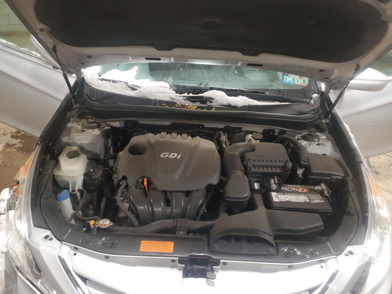 2013 Hyundai Sonata VIN 5NPEB4AC4DH578742 Copart auction photo, front end / rear end damage thumbnail 11