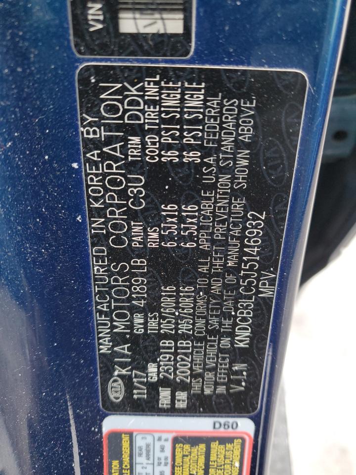 2018 KIA Niro VIN KNDCB3LC5J5146932 Copart auction photo, front end damage thumbnail 15