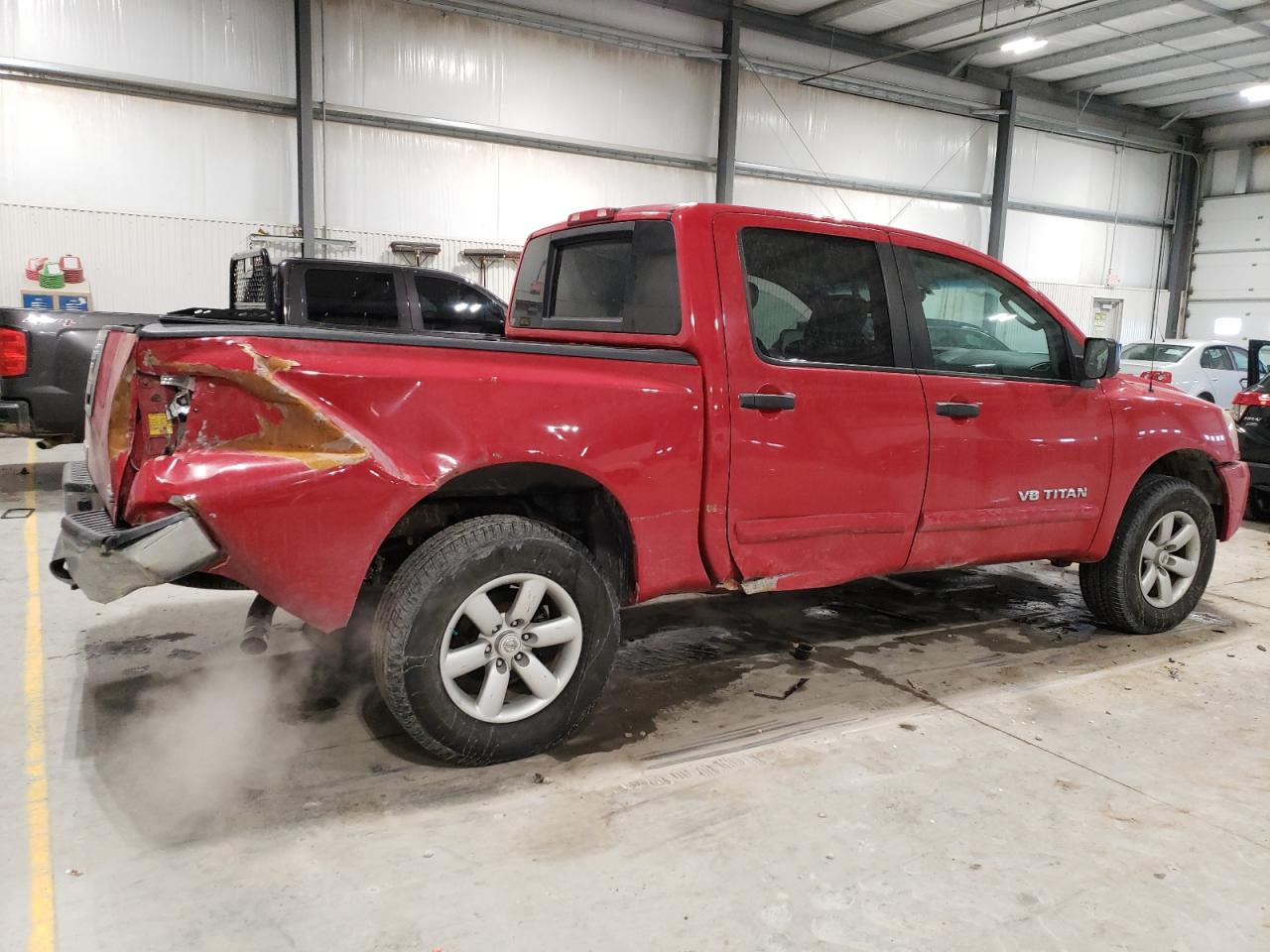 2010 Nissan Titan VIN 1N6BA0EC3AN310475 Copart auction photo, all over damage thumbnail 3