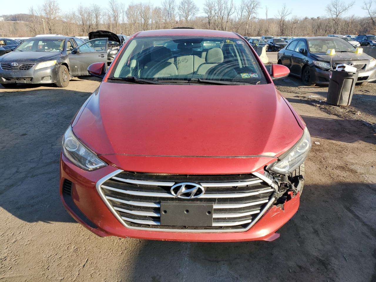 2017 Hyundai Elantra VIN 5NPD84LF2HH107535 Copart auction photo, front end / minor dent/scratches damage thumbnail 5