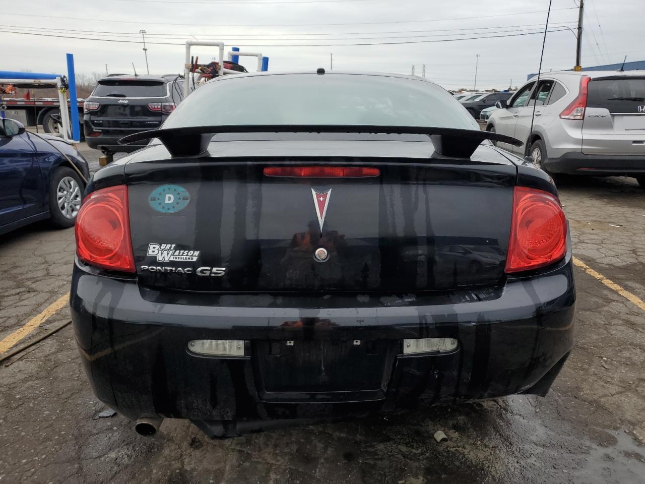 2007 Pontiac G5 VIN 1G2AL15F777414395 Copart auction photo, rear end damage thumbnail 6