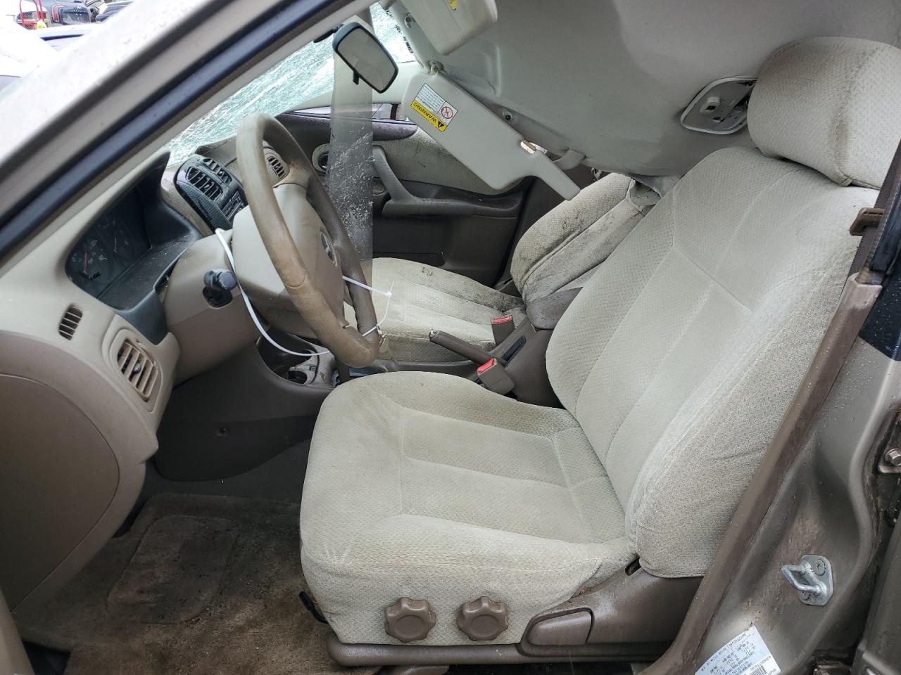 2000 Mazda Protege VIN JM1BJ2226Y0296668 Copart auction photo, top/roof / side damage thumbnail 7