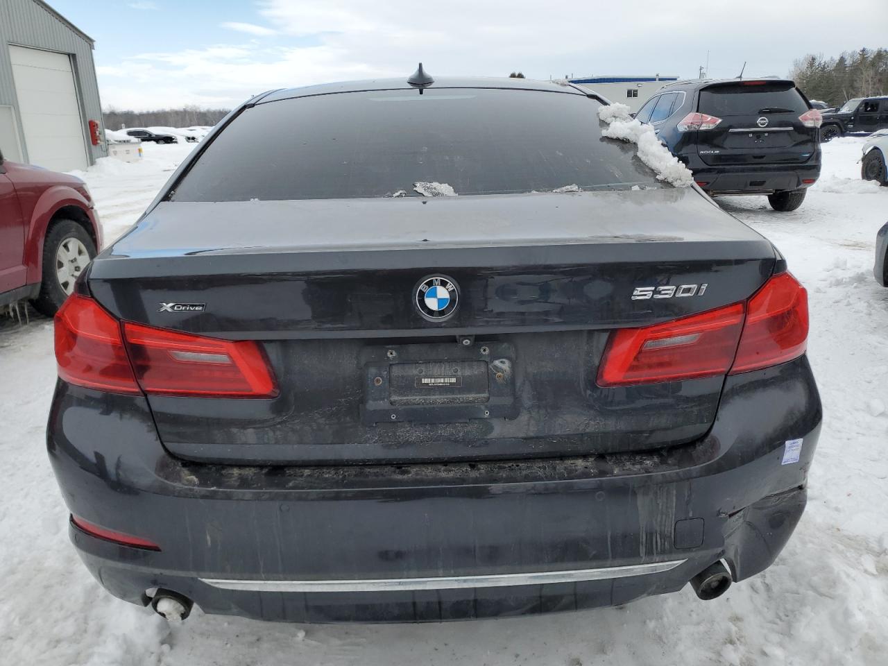 2017 BMW 5er VIN WBAJA7C34HG457765 Copart auction photo, front end / rear end damage thumbnail 6