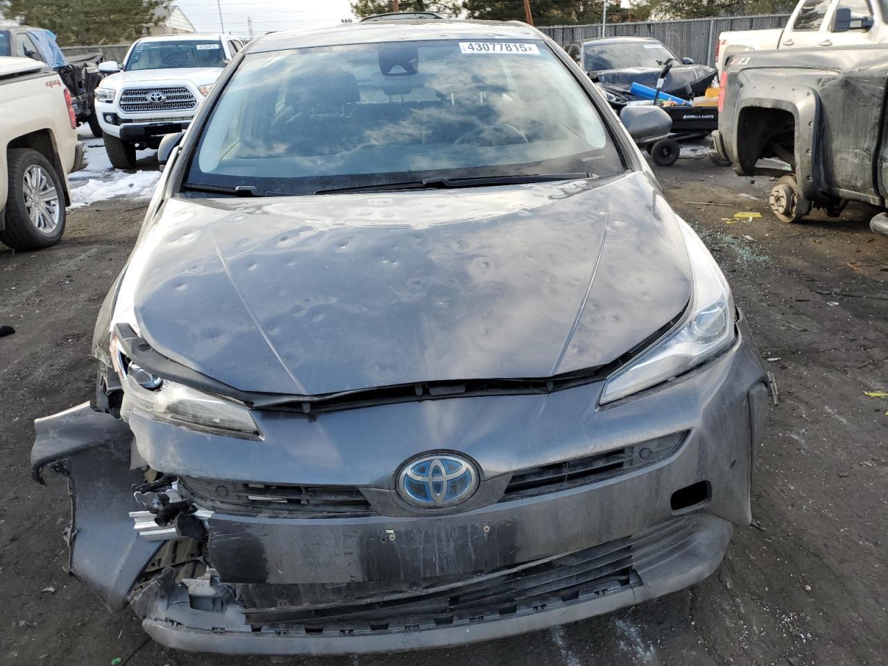 2021 Toyota Prius VIN JTDKAMFU7M3150036 Copart auction photo, front end damage thumbnail 5