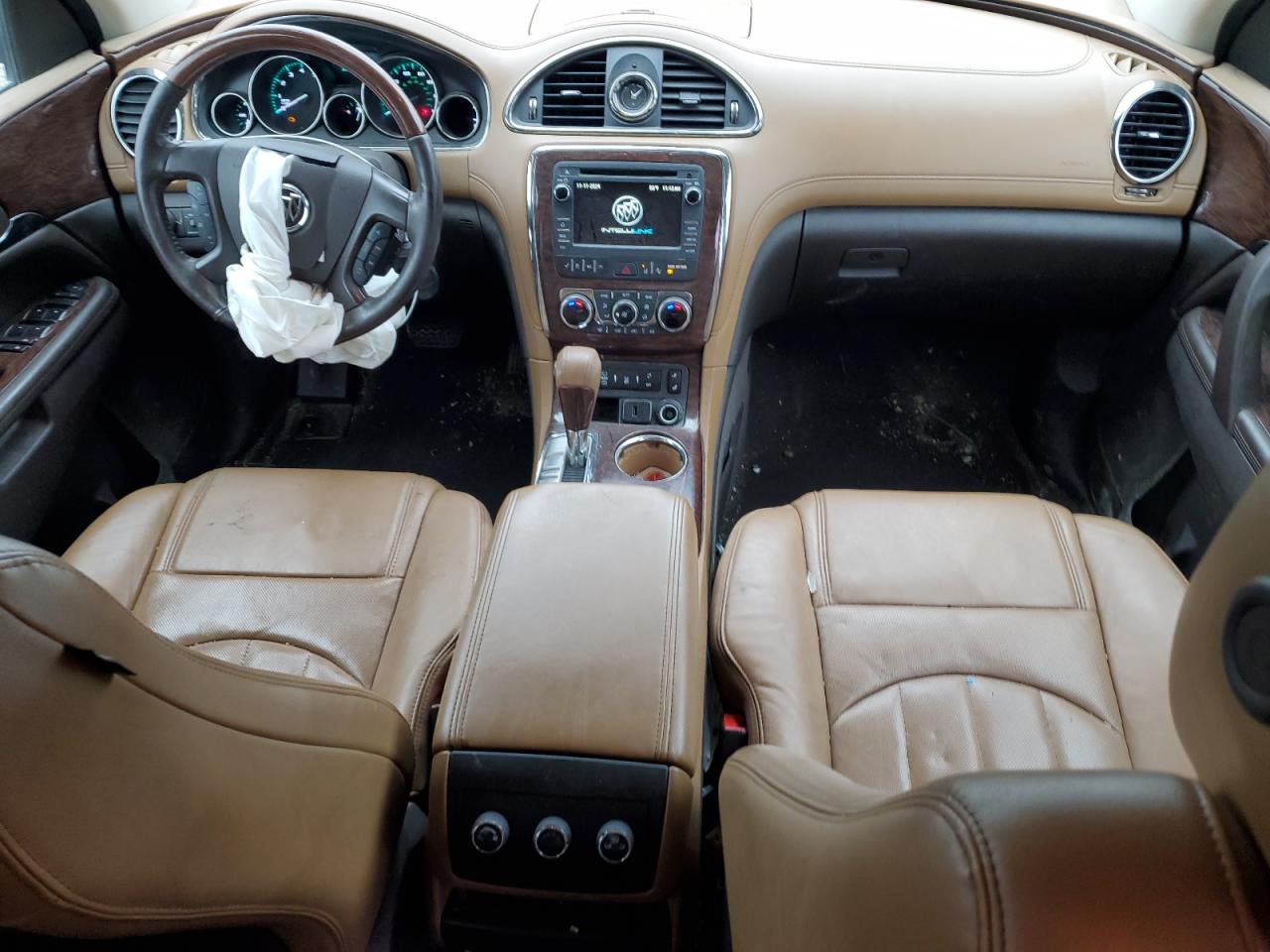 2017 Buick Enclave VIN 5GAKRBKD9HJ327448 Copart auction photo, front end / side damage thumbnail 8