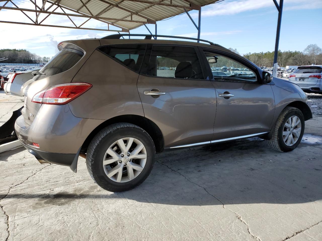 2014 Nissan Murano VIN JN8AZ1MU3EW416128 Copart auction photo, front end damage thumbnail 3