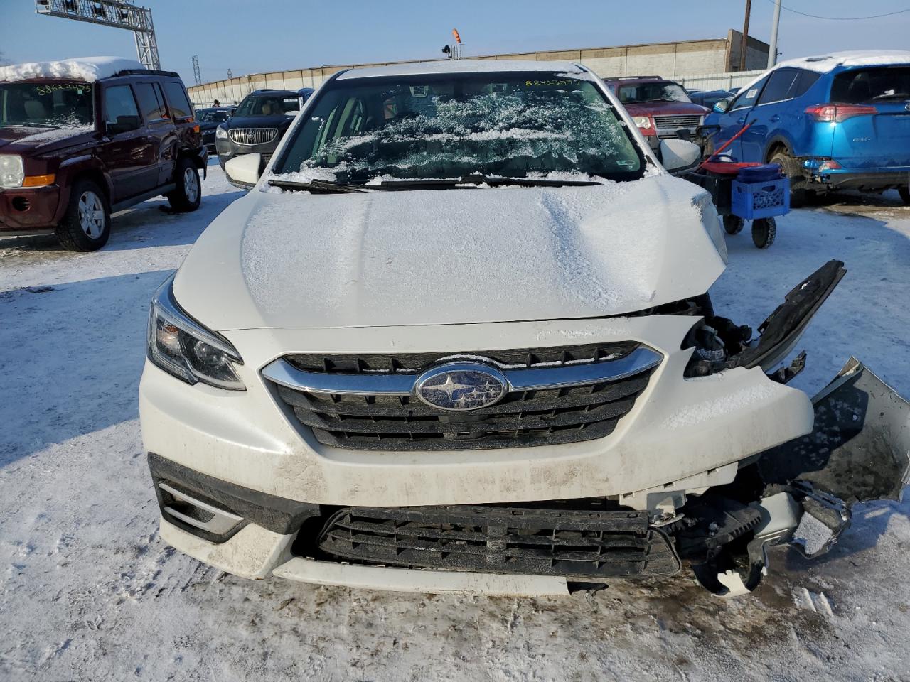 2022 Subaru Legacy VIN 4S3BWAM6XN3009127 Copart auction photo, front end / undercarriage damage thumbnail 5