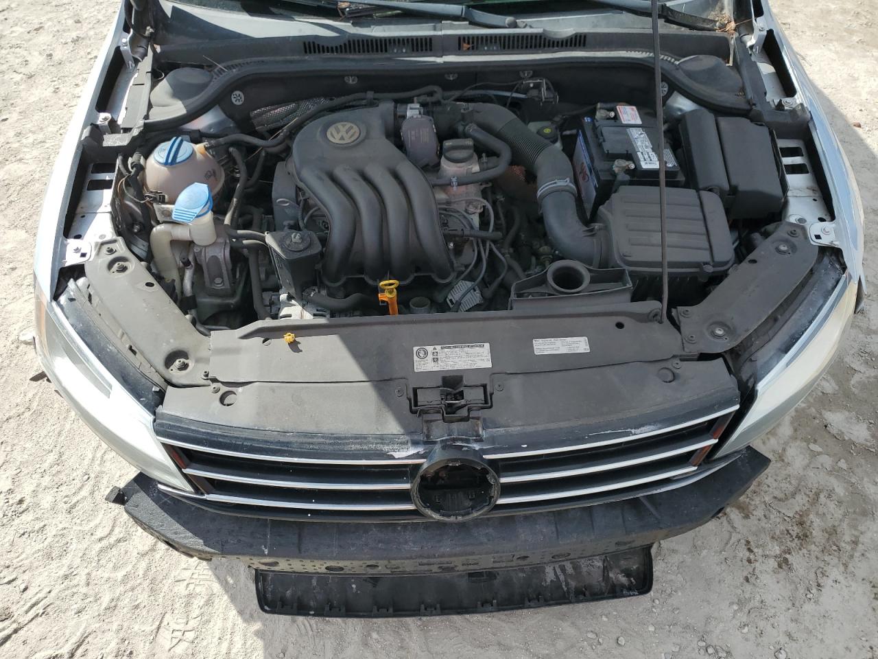 2015 Volkswagen Jetta VIN 3VW2K7AJ7FM315495 Copart auction photo, all over damage thumbnail 12