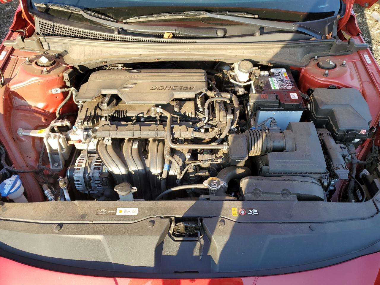 2022 Hyundai Elantra VIN KMHLN4AGXNU251668 Copart auction photo, rear end damage thumbnail 12