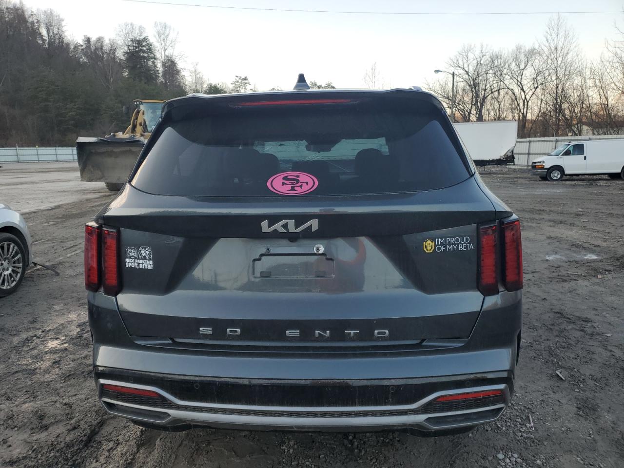 2022 KIA Sorento VIN 5XYRL4LC9NG154008 Copart auction photo, all over damage thumbnail 6