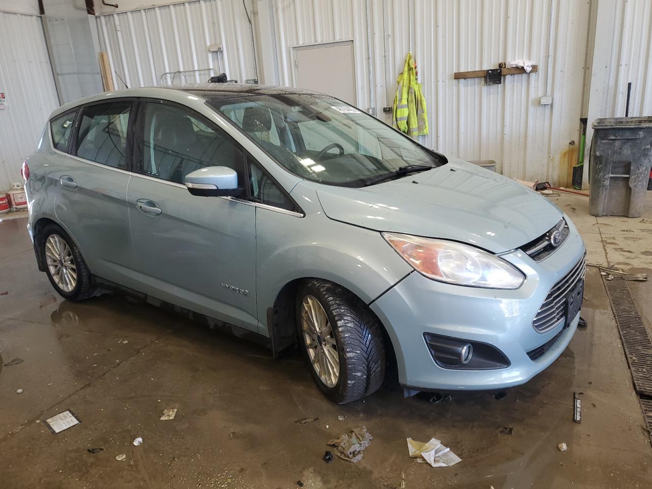 2013 Ford C-MAX VIN 1FADP5BU8DL526624 Copart auction photo, front end / undercarriage damage thumbnail 4
