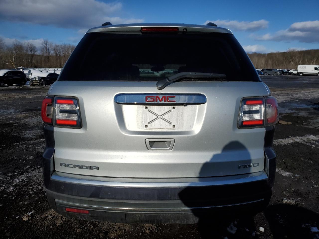 2014 GMC Acadia VIN 1GKKVNED1EJ217968 Copart auction photo, front end / minor dent/scratches damage thumbnail 6