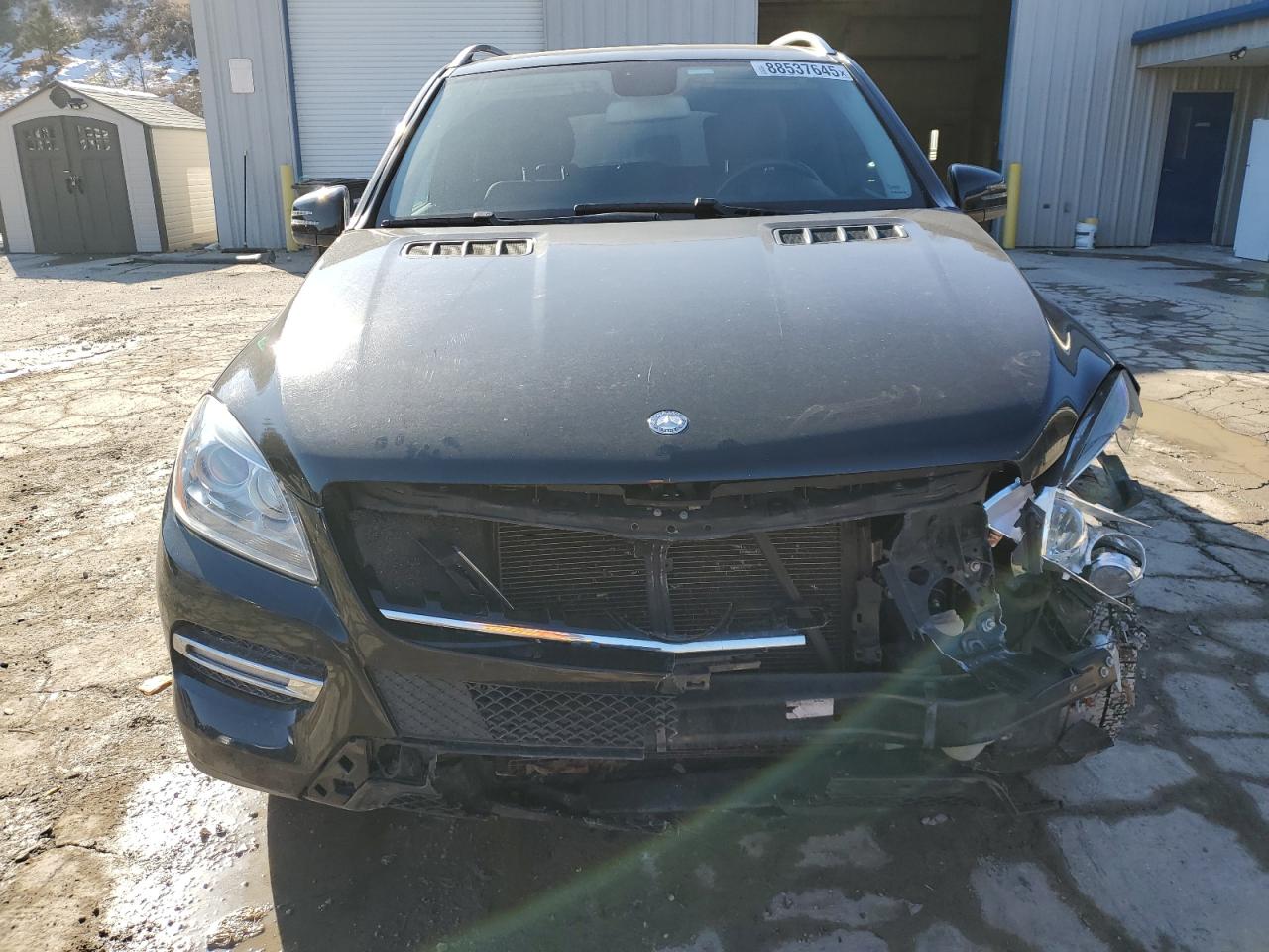 2012 Mercedes-Benz M-klasse VIN 4JGDA5HB0CA040364 Copart auction photo, front end / side damage thumbnail 5