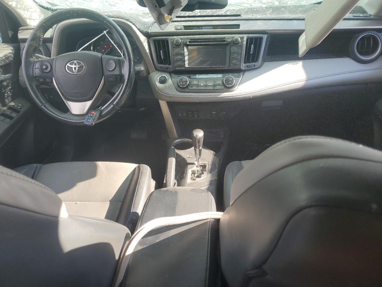2013 Toyota RAV 4 VIN 2T3DFREV6DW112280 Copart auction photo, top/roof / front end damage thumbnail 8