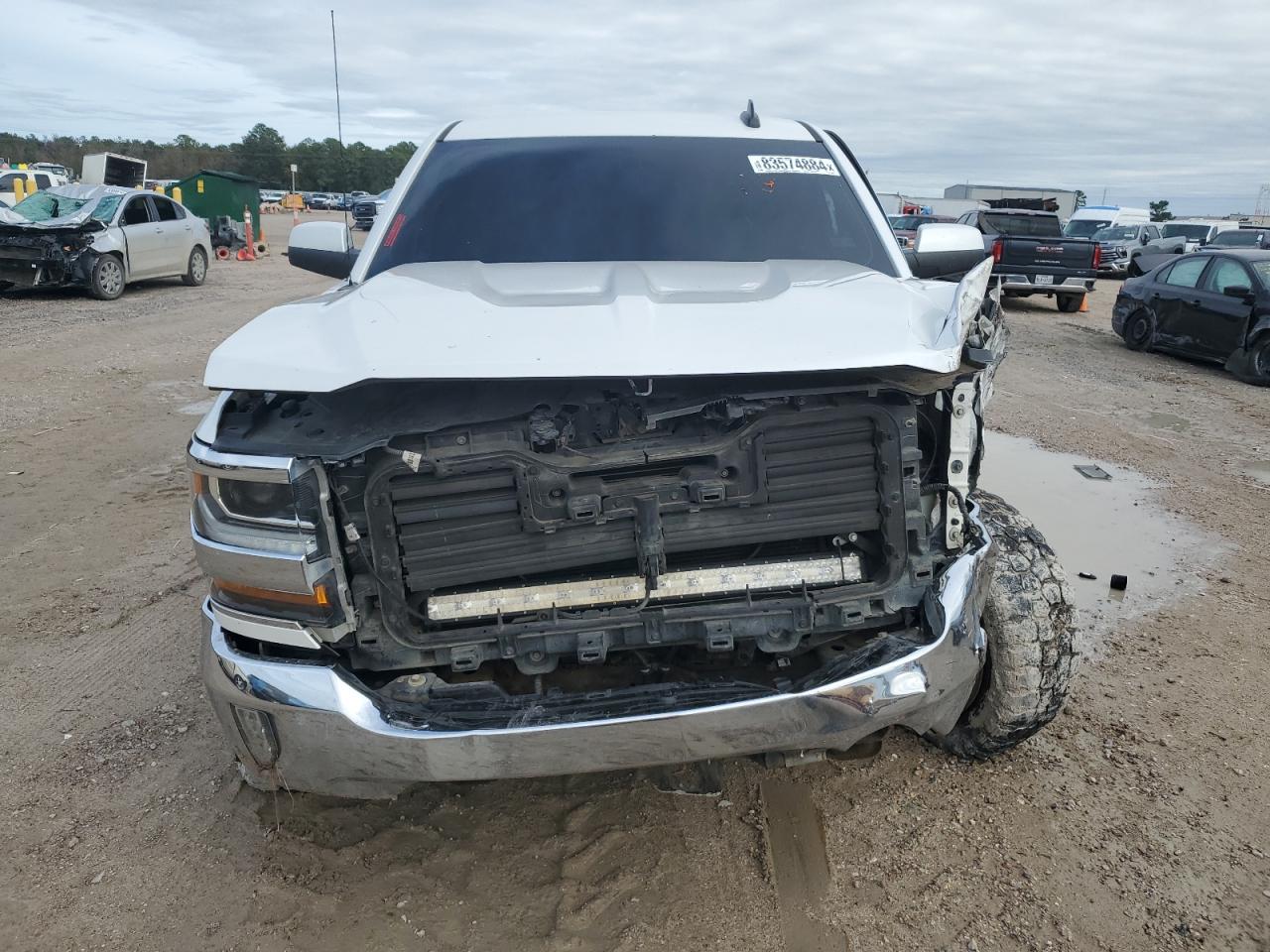 2018 Chevrolet Silverado VIN 3GCPCREC5JG134884 Copart auction photo, front end damage thumbnail 5