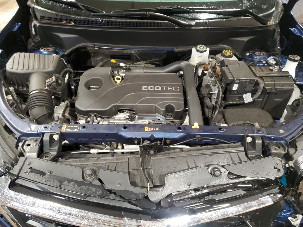2022 Chevrolet Equinox VIN 3GNAXUEV6NL314281 Copart auction photo, rear end / front end damage thumbnail 12