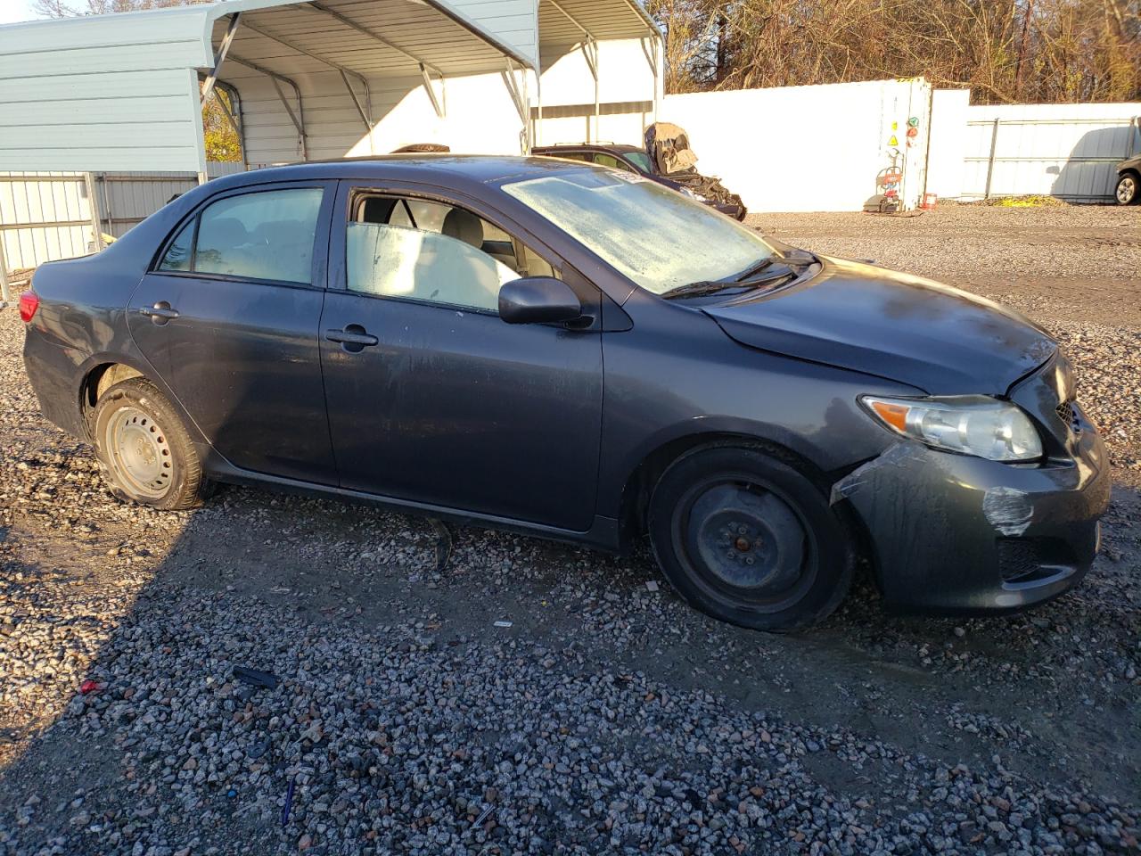 2010 Toyota Corolla VIN 1NXBU4EE6AZ308269 Copart auction photo, front end / side damage thumbnail 4