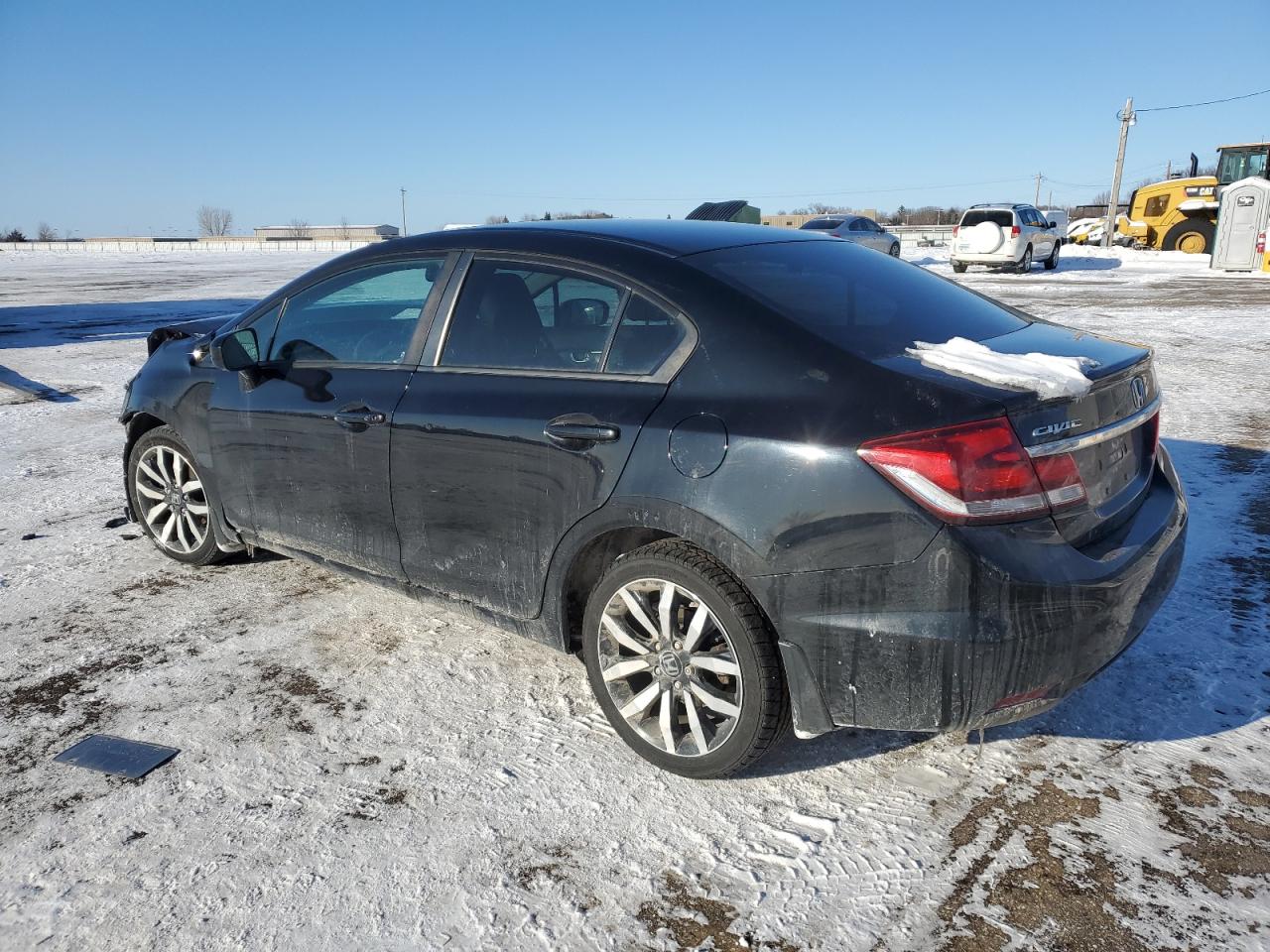 2015 Honda Civic VIN 2HGFB2F97FH509403 Copart auction photo, front end damage thumbnail 2