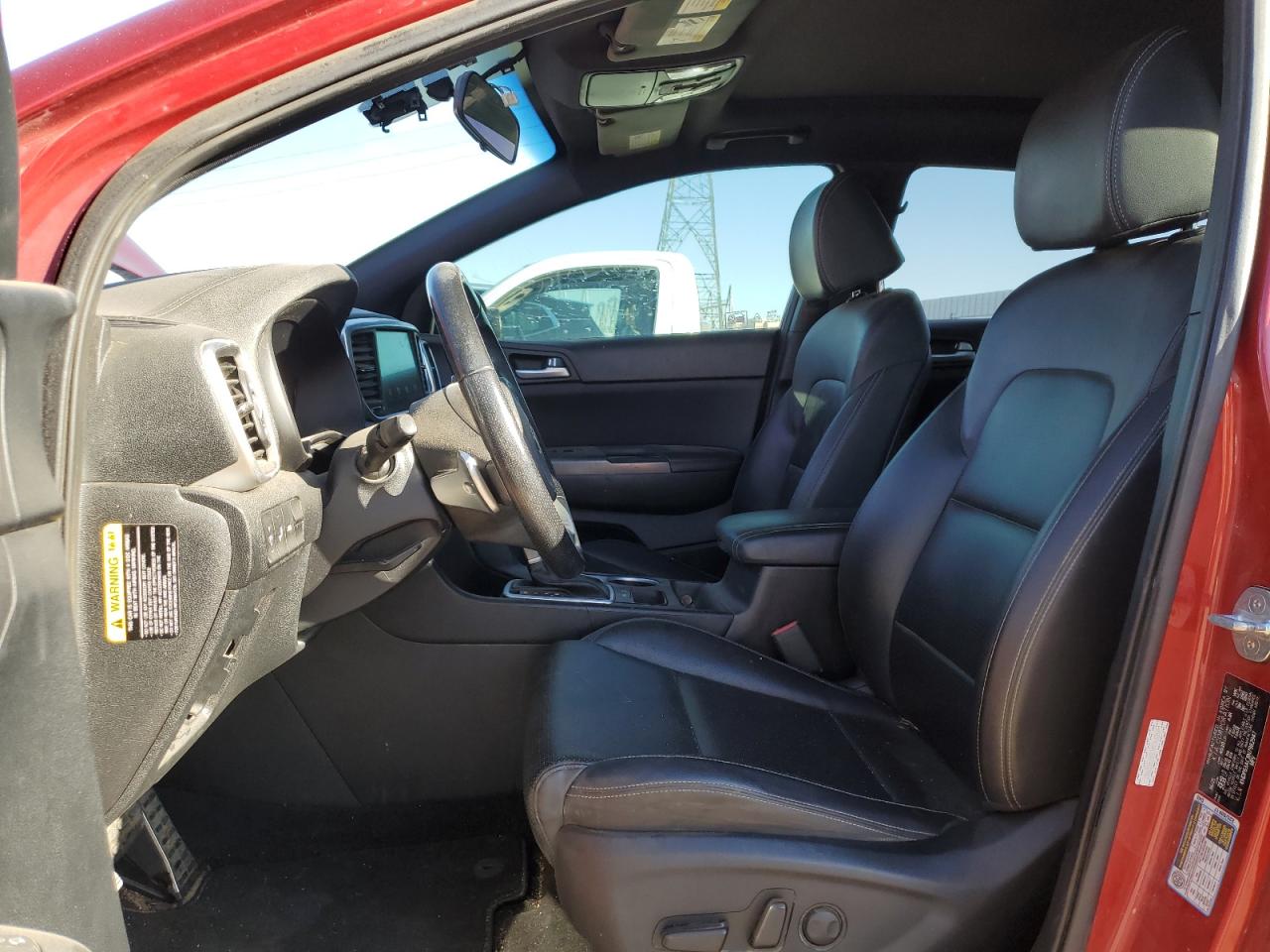 2022 KIA Sportage VIN KNDP63AC8N7982947 Copart auction photo, vandalism damage thumbnail 7