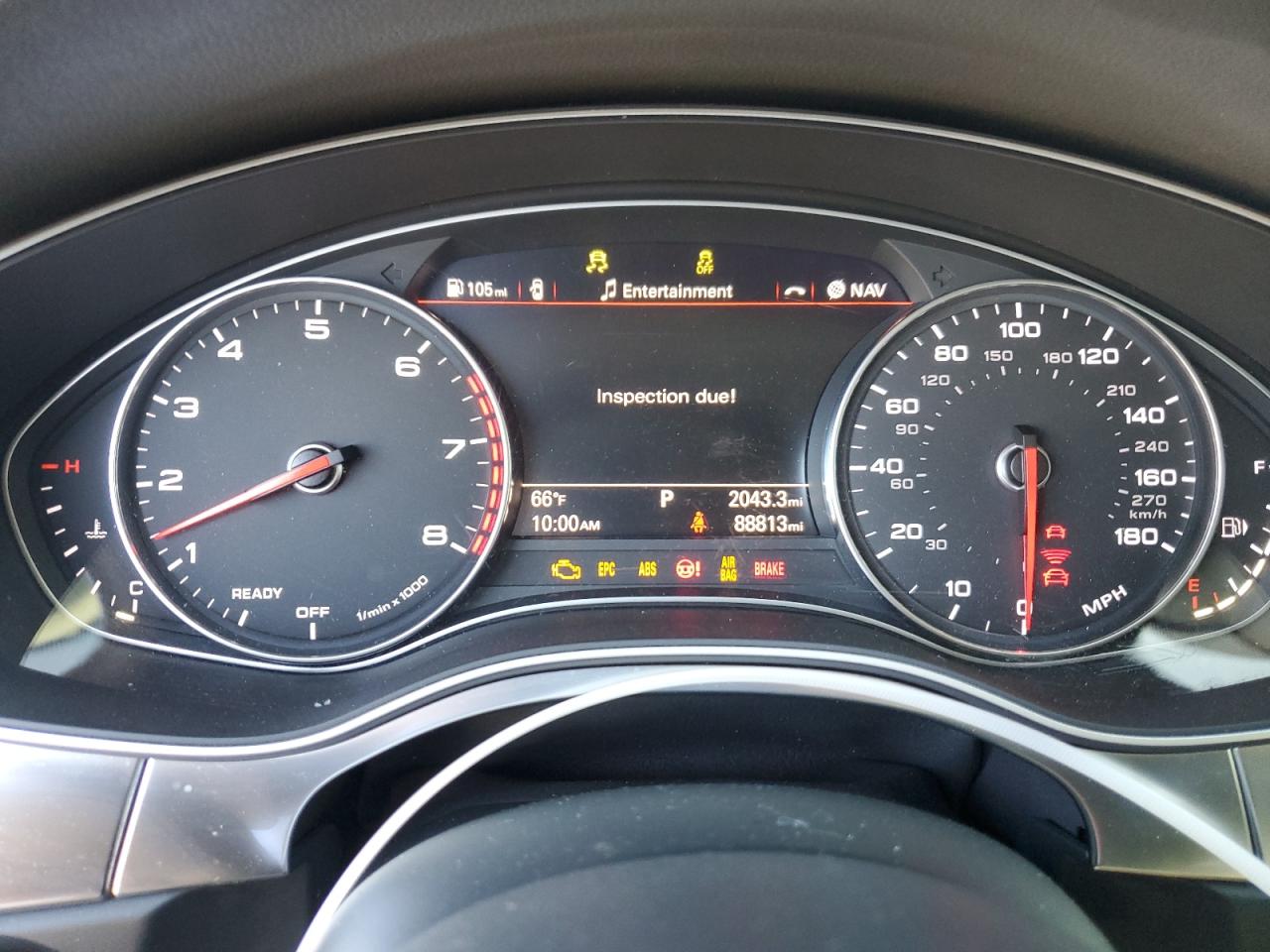 2016 Audi A7 VIN WAU2GAFC3GN177289 Copart auction photo, front end / minor dent/scratches damage thumbnail 9