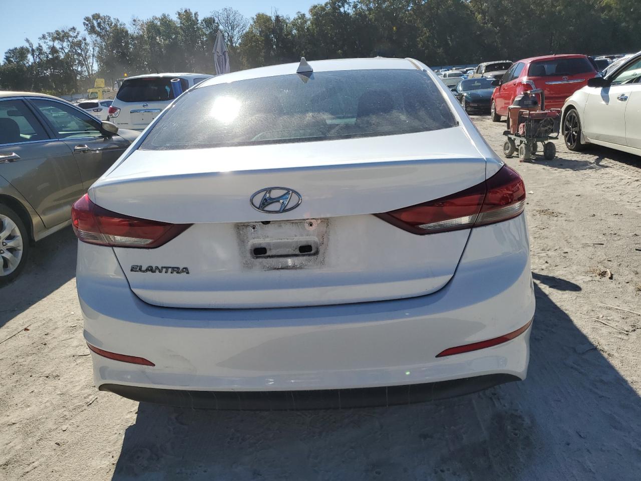 2018 Hyundai Elantra VIN 5NPD84LF6JH378748 Copart auction photo, front end / minor dent/scratches damage thumbnail 6