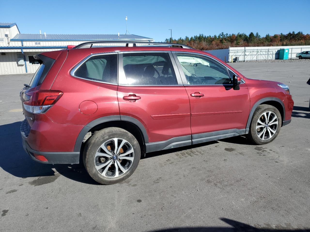 2020 Subaru Forester VIN JF2SKASC1LH528461 Copart auction photo, side / front end damage thumbnail 3