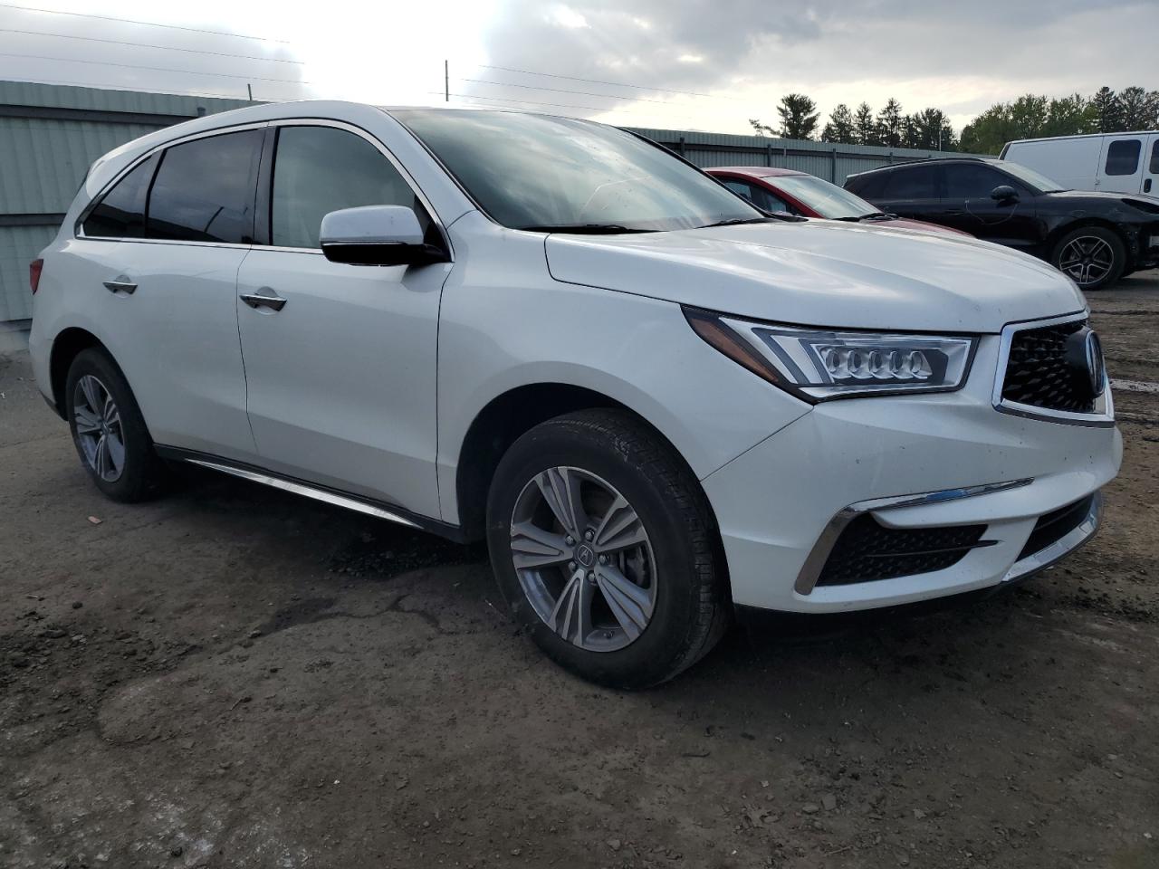 2020 Acura MDX VIN 5J8YD4H32LL021594 Copart auction photo, rear end / side damage thumbnail 4