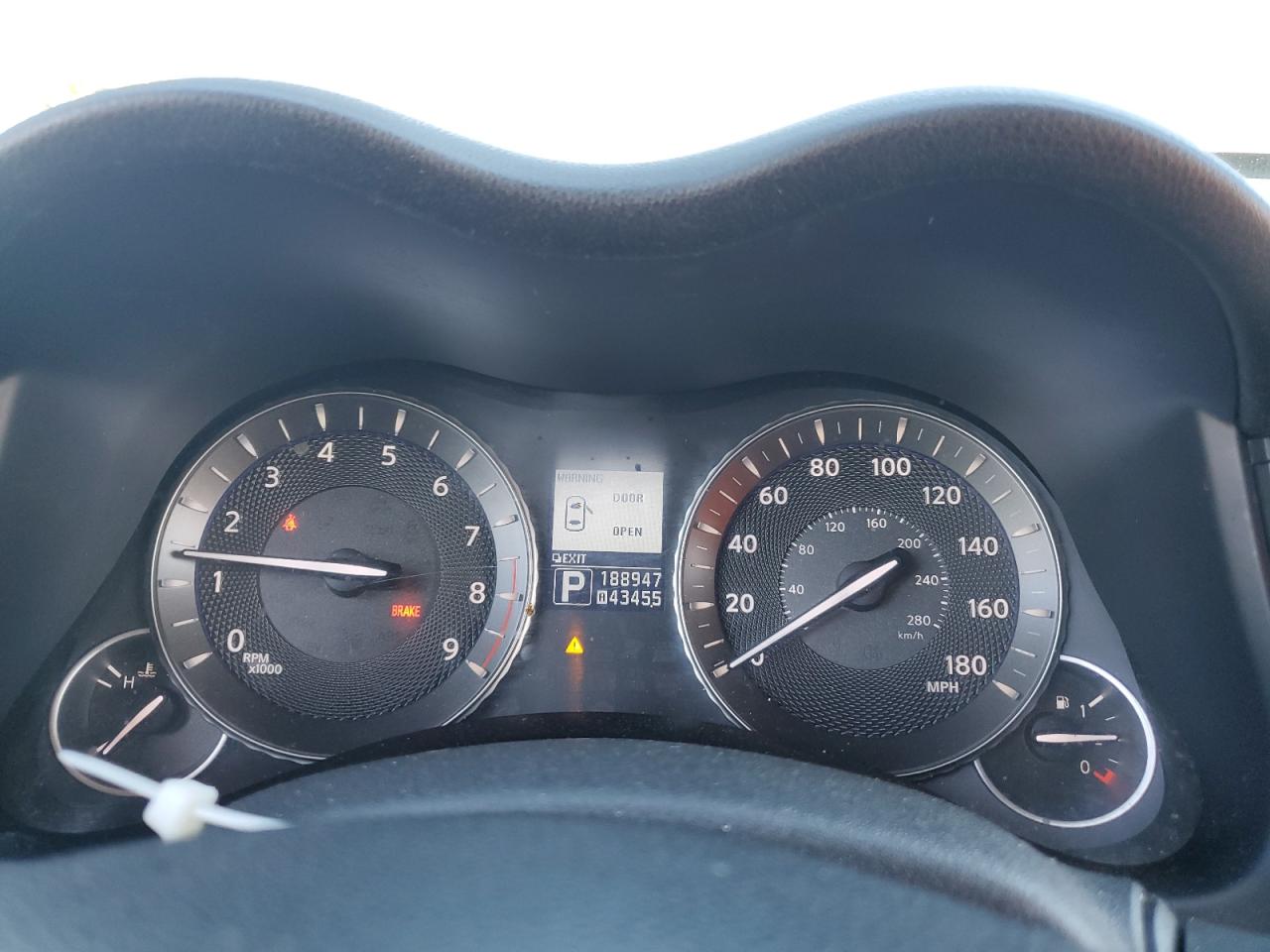 2011 Infiniti M VIN JN1BY1AP1BM320364 Copart auction photo, side damage thumbnail 9