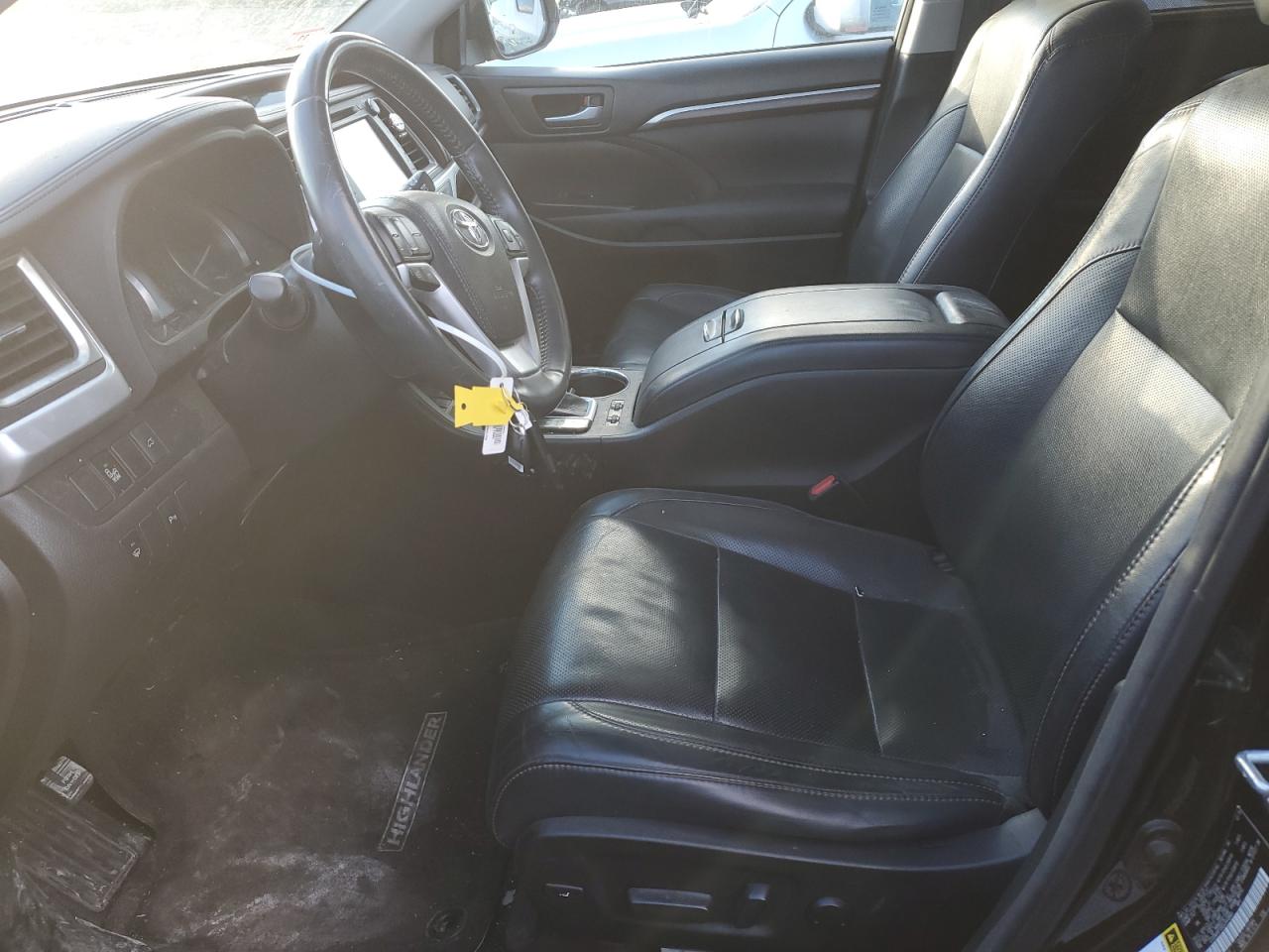 2016 Toyota Highlander VIN 5TDDKRFHXGS349980 Copart auction photo, front end damage thumbnail 7