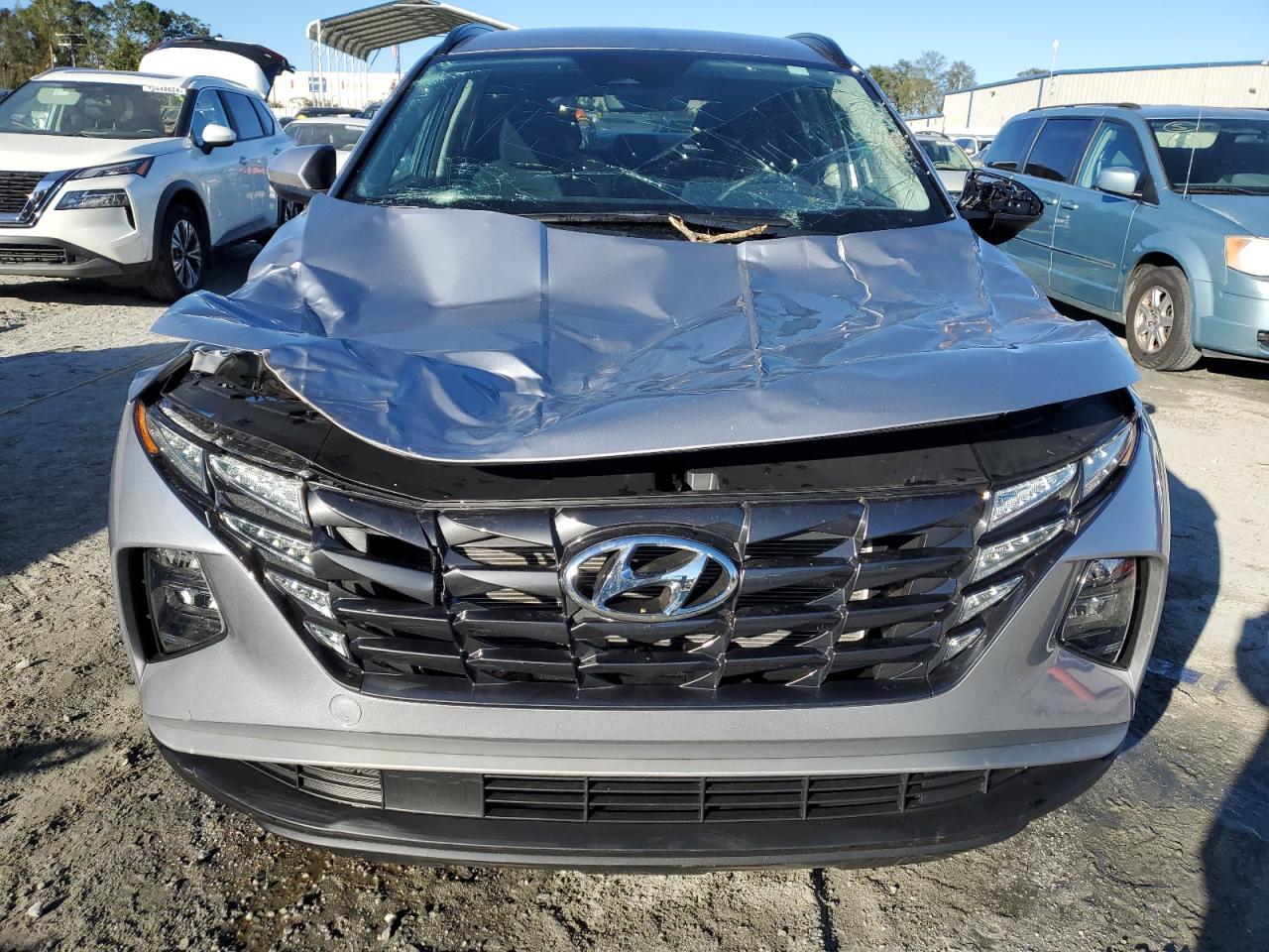2024 Hyundai Tucson VIN KM8JB3DE1RU276033 Copart auction photo, front end damage thumbnail 5