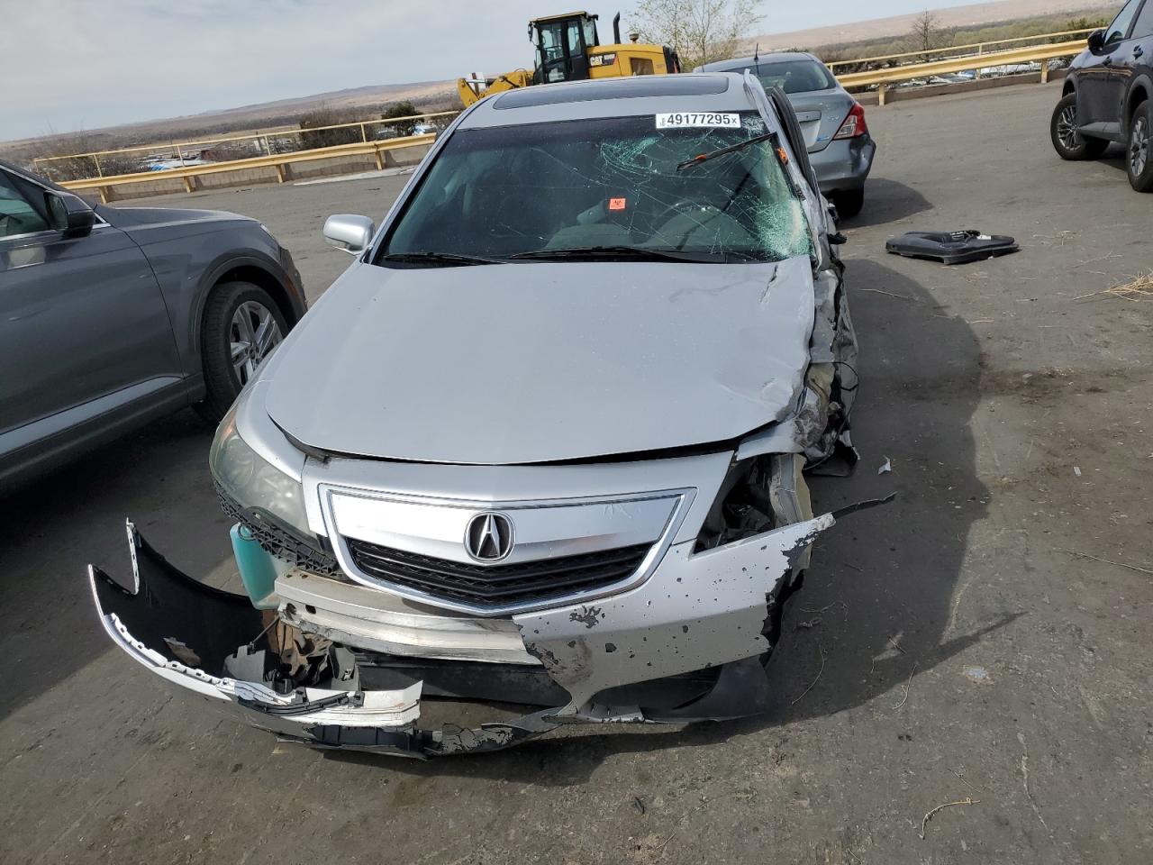2012 Acura TL VIN 19UUA8F2XCA024991 Copart auction photo, front end / side damage thumbnail 5