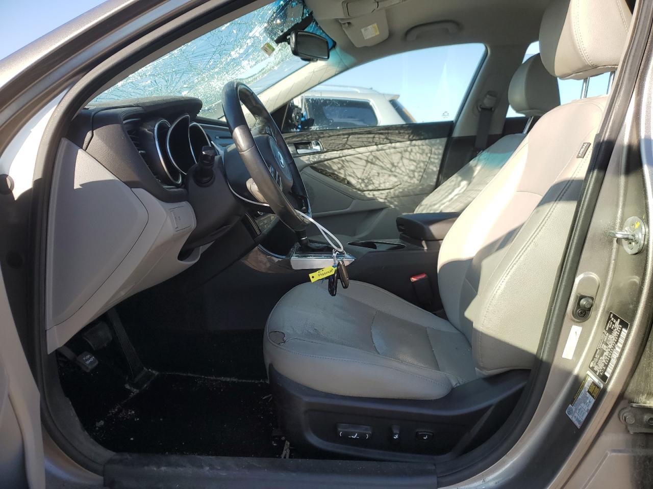 2015 KIA Optima VIN 5XXGN4A77FG378035 Copart auction photo, top/roof damage thumbnail 7