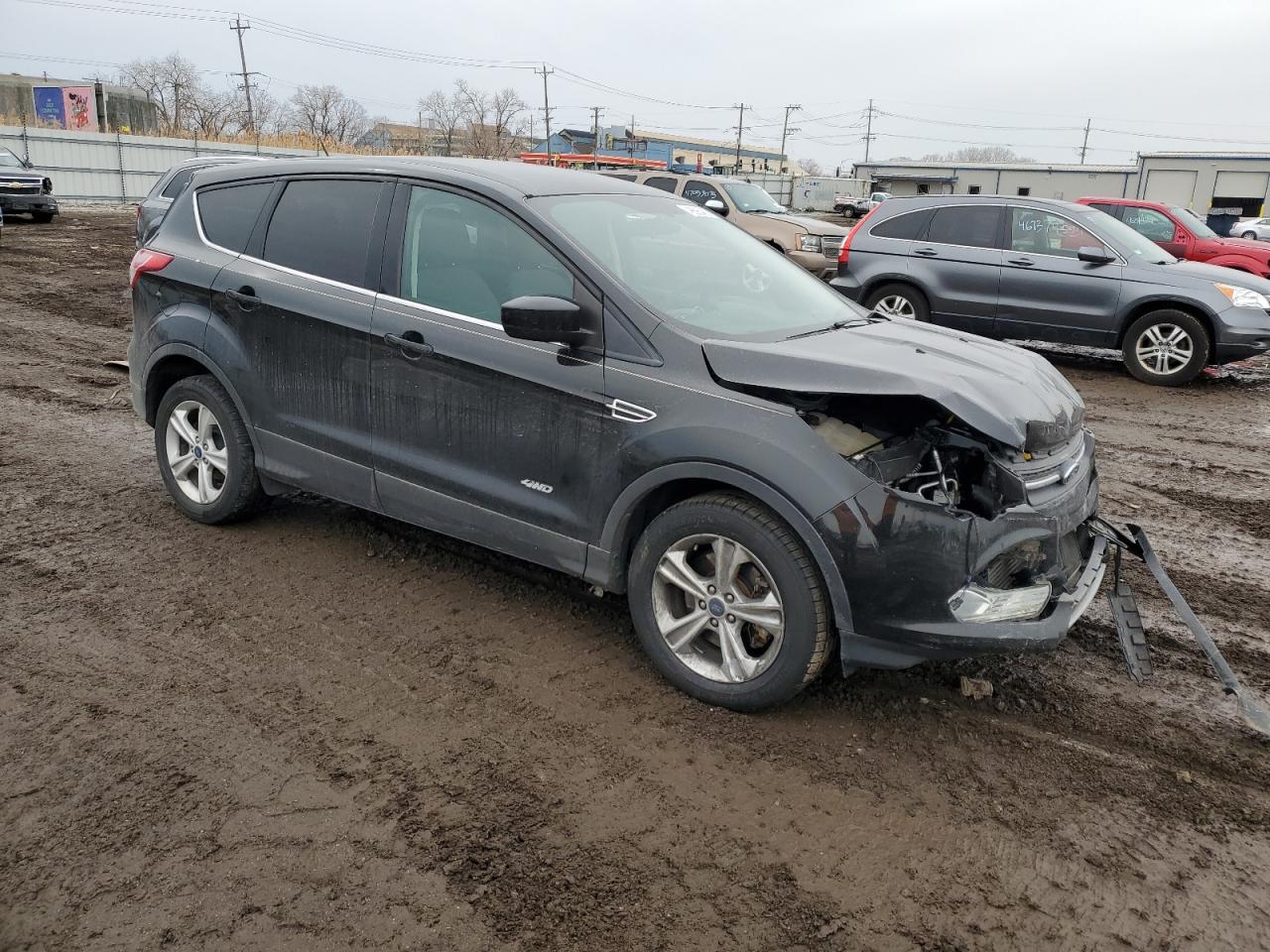 2015 Ford Escape VIN 1FMCU9G96FUB08324 Copart auction photo, front end damage thumbnail 4