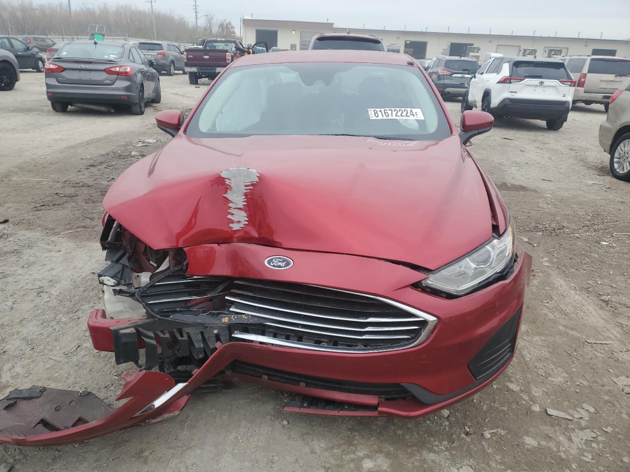 2020 Ford Fusion VIN 3FA6P0G73LR135315 Copart auction photo, front end / minor dent/scratches damage thumbnail 5