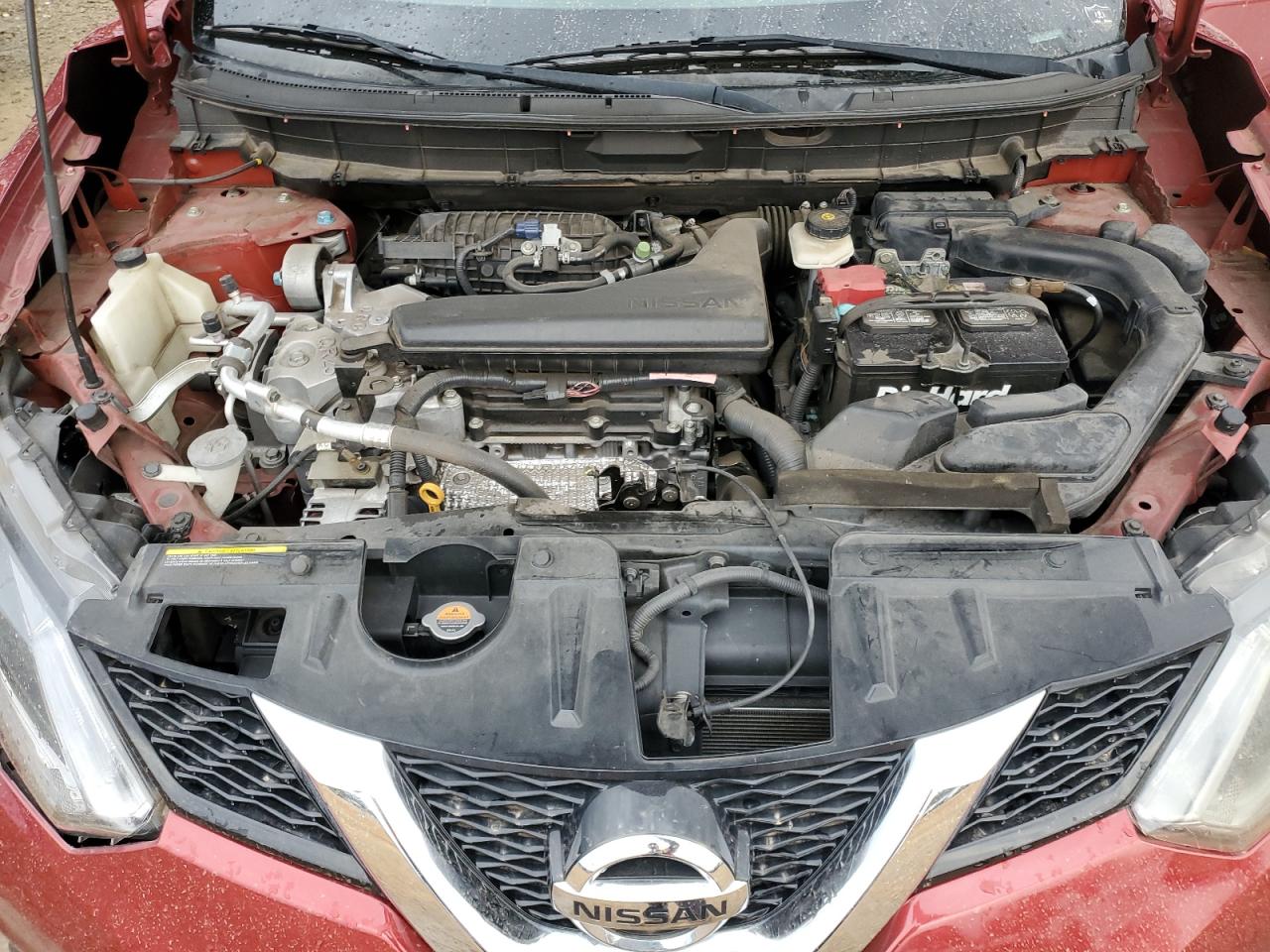 2015 Nissan Rogue VIN 5N1AT2MT3FC786083 Copart auction photo, front end / side damage thumbnail 14