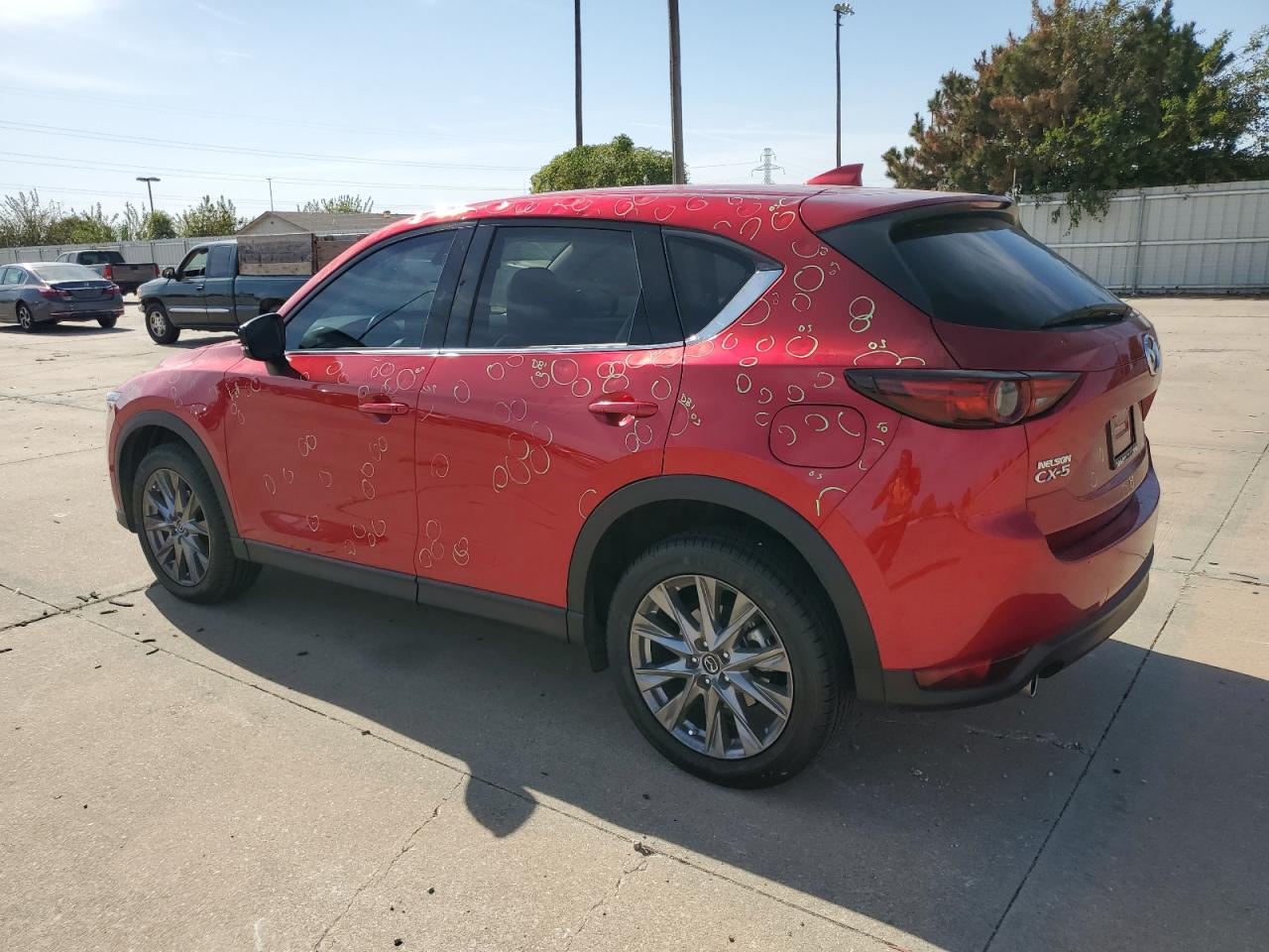 2021 Mazda CX-5 VIN JM3KFADM9M0418211 Copart auction photo, hail / minor dent/scratches damage thumbnail 2