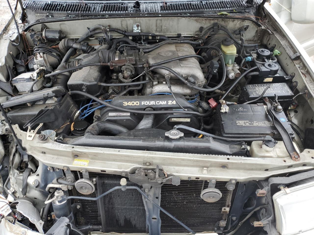 2000 Toyota 4Runner VIN JT3HN87R0Y9032336 Copart auction photo, all over / front end damage thumbnail 13