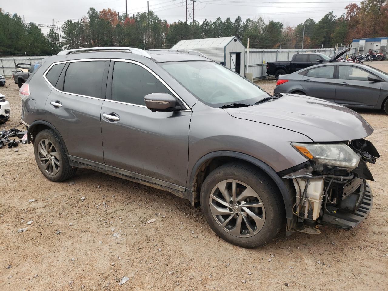 2015 Nissan Rogue VIN 5N1AT2MT6FC897890 Copart auction photo, front end / rear end damage thumbnail 4
