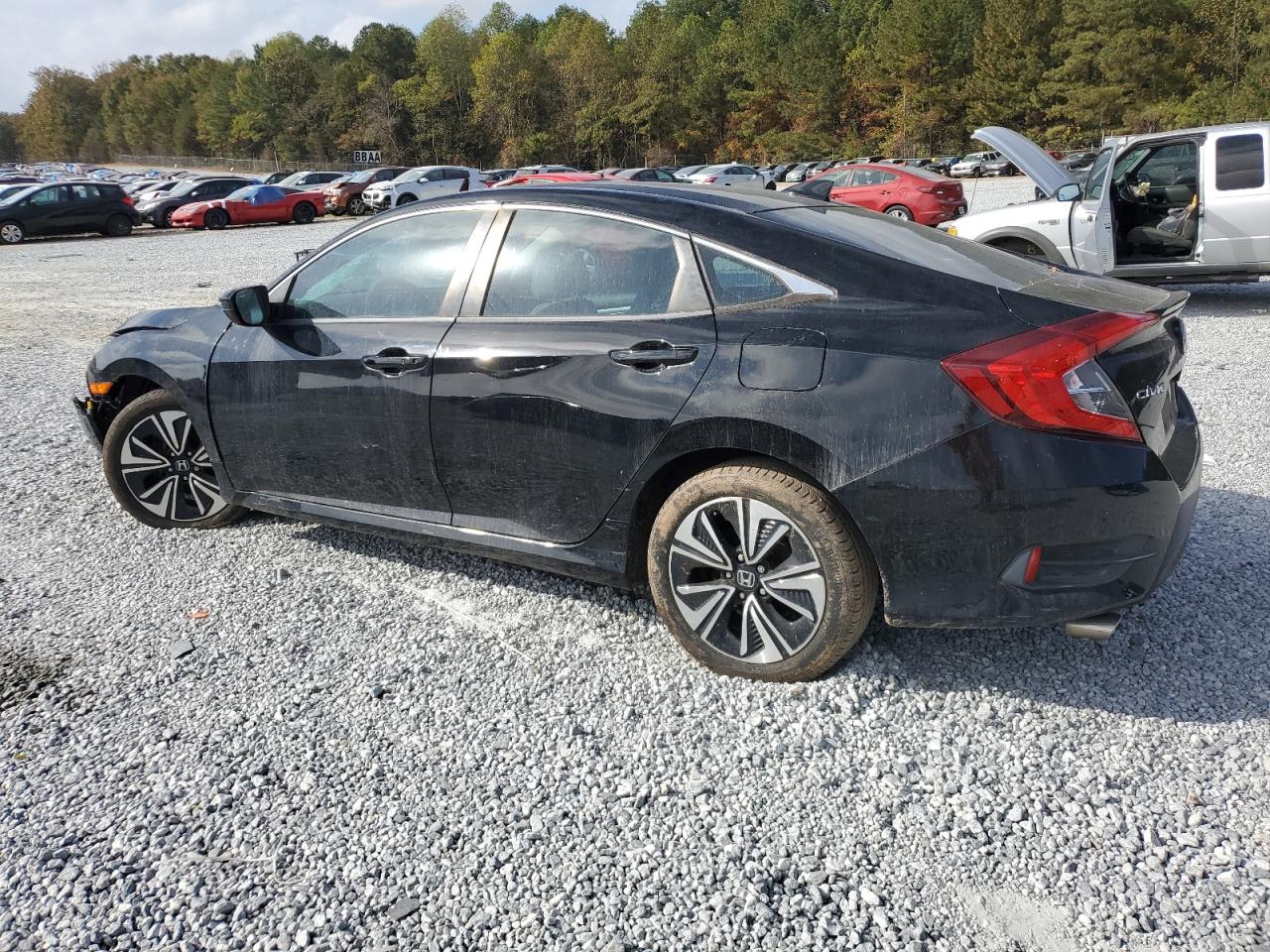 2016 Honda Civic VIN 19XFC1F78GE201593 Copart auction photo, front end / undercarriage damage thumbnail 2