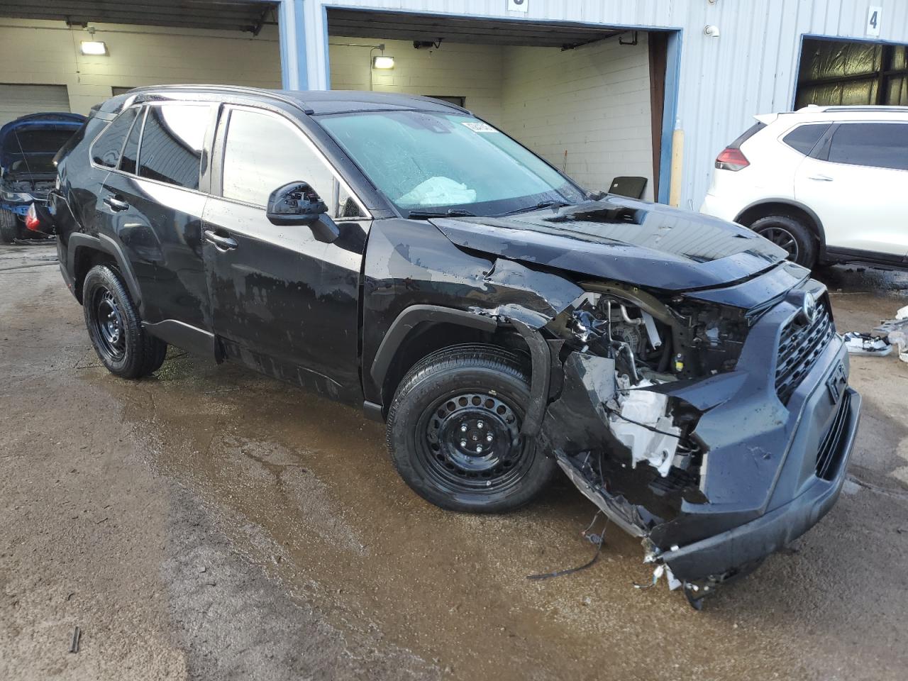 2021 Toyota RAV 4 VIN 2T3F1RFV7MC227641 Copart auction photo, front end / all over damage thumbnail 4