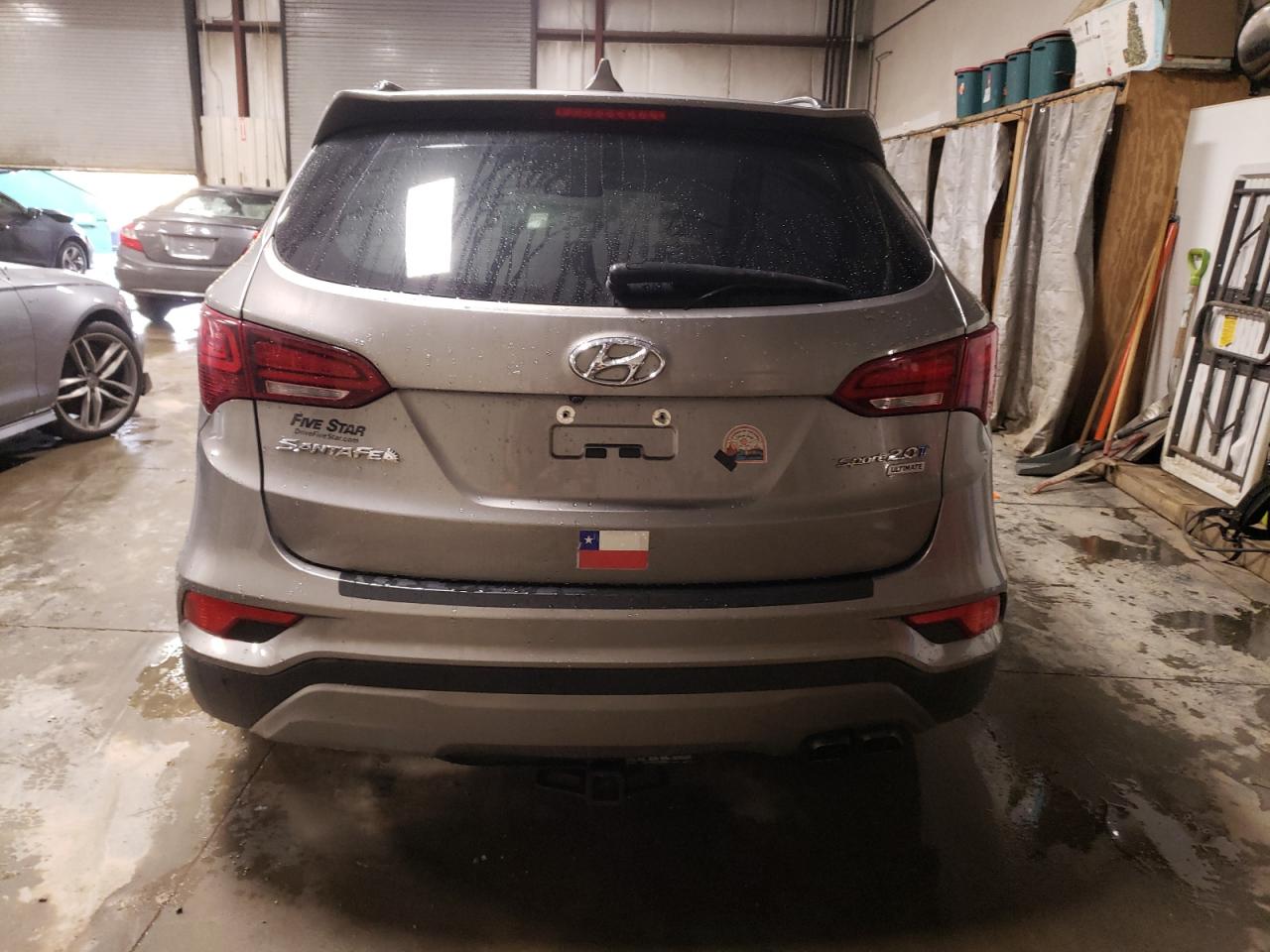 2017 Hyundai Santa Fe VIN 5XYZW4LA9HG498299 Copart auction photo, front end damage thumbnail 6