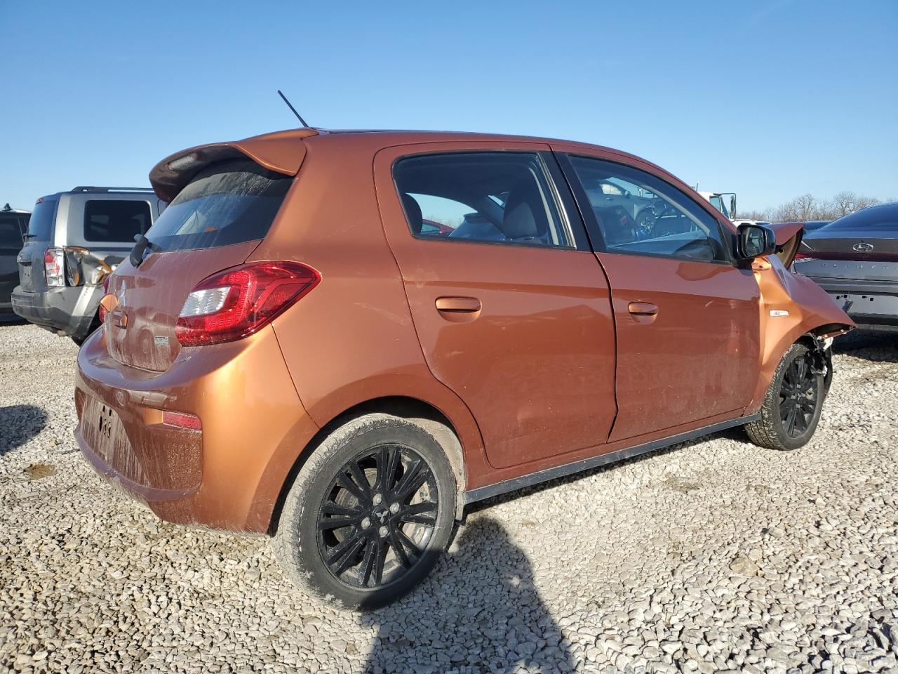 2020 Mitsubishi Mirage VIN ML32A5HJ3LH002804 Copart auction photo, front end damage thumbnail 3