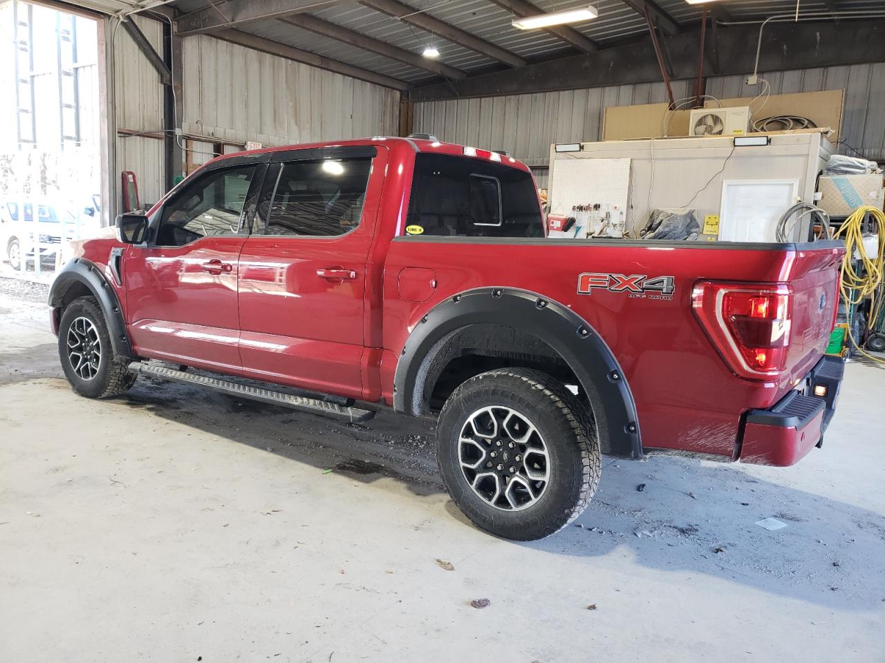 2022 Ford F-150 VIN 1FTFW1E80NKE89444 Copart auction photo, side / front end damage thumbnail 2