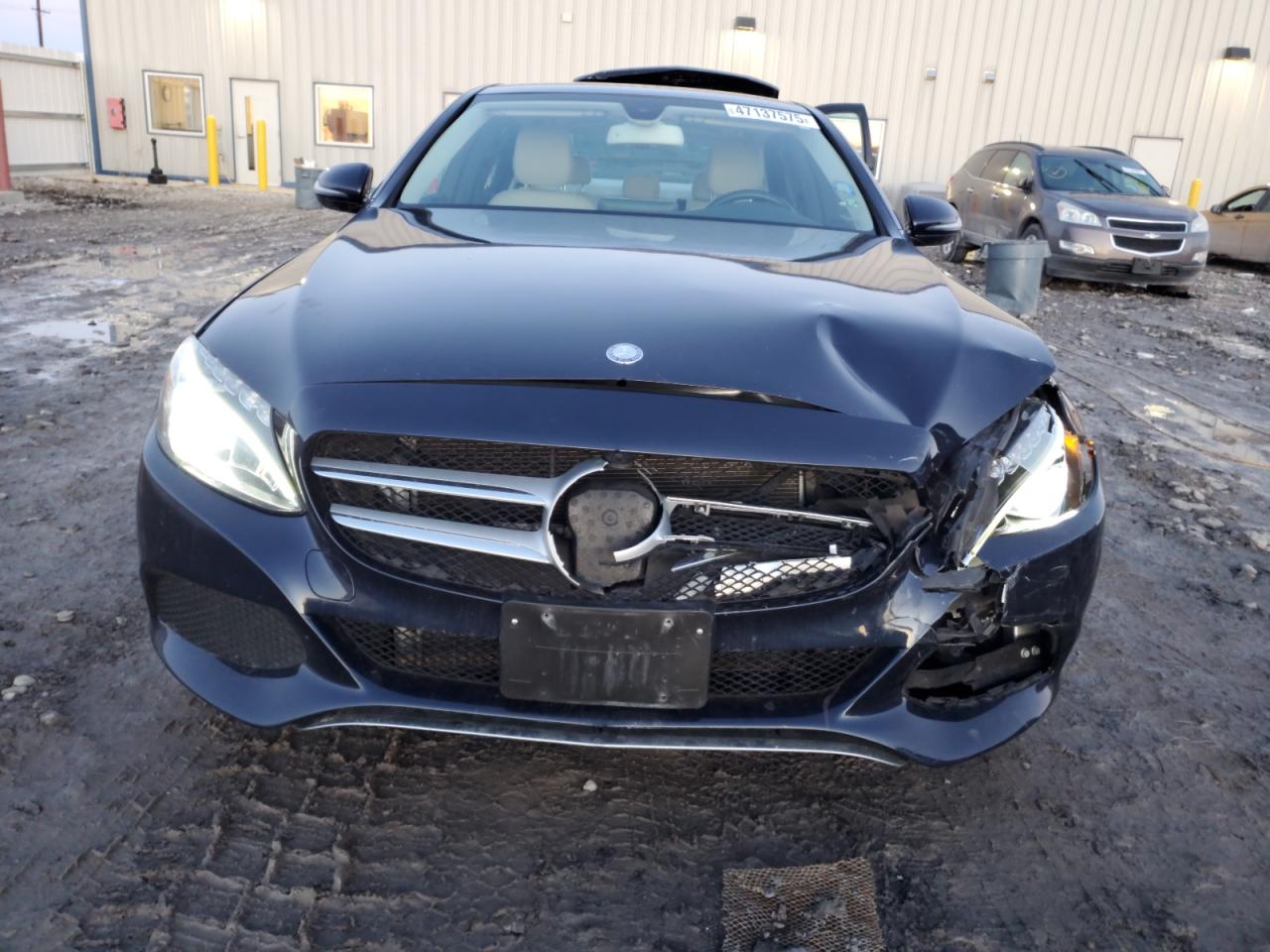2017 Mercedes-Benz C-klasse VIN 55SWF4KB8HU215751 Copart auction photo, front end damage thumbnail 5